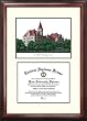 St. Edward's University Scholar Scholar Mahogany Framed Lithograph w/Diploma Opening