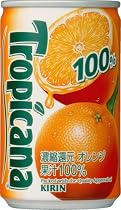 (お徳用ボックス)  キリン トロピカーナオレンジ 缶 160g&times;30本
