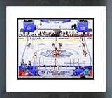 Opening Face Off 2012 NHL Winter Classic Framed Picture 8x10