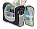 Messi Essentials Hanging Toiletry Bag Travel Kit w/ TSA Approved Squeeze Bottles