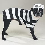 Dog Costume - Prison Pooch Dog Halloween Costume - X-Small (XS)