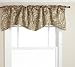 Stylemaster Bali 56-Inch by 17-Inch Lined Scalloped Valance with Cording, Natural