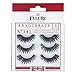 Eylure Exaggerate False Eyelash Multipack, Style No. 145, Reusable, Adhesive Included, 3 Pair