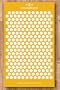 Original Acupressure Mat in a Unique Gift Box (organic cotton EARTH spike acumat with cotton carry bag)(Yellow)