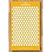Original Acupressure Mat in a Unique Gift Box (organic cotton EARTH spike acumat with cotton carry bag)(Yellow)
