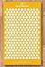 Original Acupressure Mat in a Unique Gift Box (organic cotton EARTH spike acumat with cotton carry bag)(Yellow)