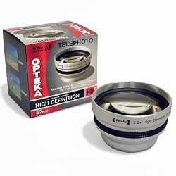 Opteka 2.2x High Definition&sup2; Telephoto Lens for Canon PowerShot A570 A590 IS Digital Camera