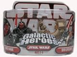 Star Wars Galactic Heroes Darth Maul & Sith Speeder Figure Set