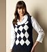 Autograph Essentials Argyle Mock Layer Top