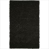 2' x 3' Rizzy Rugs Kids Black Shag Rug