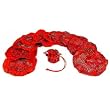 12 Drawstring Pouches Red Brocade Chinese Gift Bag 8"