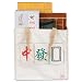 Mahjong Canvas Shopping Bag with Dragon Tile Design