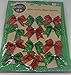 Crafters Square Mini Bows - Red and Green - 24 Mini Bows - Approximately 1 1/2 inches