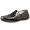Dark brown printed croc