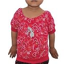 Girls Rocawear baby pink short sleeve top. Very cute looking top with allover Rocawear logo on it.
