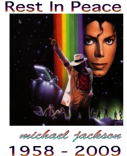 Michael Jackson R.I.P. Rest in Peace Memorial T-Shirt (All Adult & Child Sizes)
