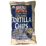 Boulder Canyon Natural Foods Organic Tortilla Chips, Blue, 9-Ounce Bags (Pack of 12)