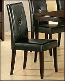 Black/Cappuccino Parson Dining Chair CO-101122 (Set of 2)