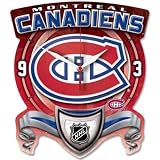 NHL 13" High Def Plaque Clock - Montreal Canadiens
