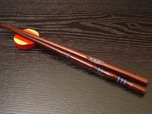 矯正箸 正しいお箸の持ち方 しつけ箸 漆塗り 箸使い お箸の練習【大人用】【女性箸】 (右手(利き手)/20.5cm)　三点支持箸　どや顔サミット 品格