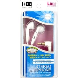 DS Lite用/DS用/PSP用イヤホン『ステレオイヤホン(ホワイト)』