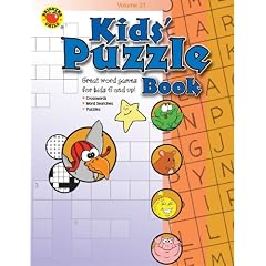 Kids' Puzzle Book: Great Word Games for Kids 6 and Up!: 21 (Brighter Child: Kid's Puzzle Books)