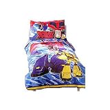 Transformers 4 Pcs Toddler Bedding Set Comforter... by Baby Boom