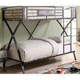 Homelegance B813T-1 Spaced Out Twin-Twin Bunk Bed