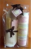 Simple Pleasures Footsie Pedicure Gift Set/Slippers/Foot Soak/Foot Scrub/Foot Lotion