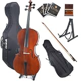 Cecilio CCO-200 Handmade All Solid Wood 4/4 (Full Size) Cello Outfit