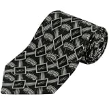 San Antonio Spurs Black Pattern Tie