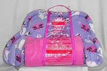 Cats Combo Fleece Blanket & Backrest Kids Pillow Set