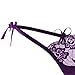 Chinatera Women's Naughty Sexy Lingerie Womens Lace T-Back T-String G-string Thong Panty Briefs Knickers Underwear (Purple)