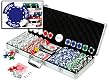New Premium 500 Real Clay No Metal Insert 11.5 gram Crown Wheatear Poker Chips Set, w/6 Dealer Buttons, 5 Unique Poker Dice, & 2 Decks of Cards New Premium 500 Real Clay No Metal Insert 11.5 gram Crown Wheatear Poker Chips Set, w/6 Dealer Buttons, 5 Unique Poker Dice, & 2 Decks of Cards