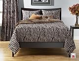 SIS Covers Zebra Zen 6-Piece Duvet Set, California King