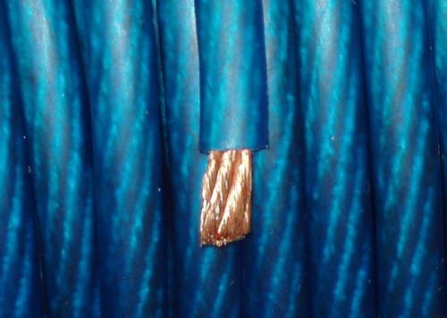 Economy Blue 4 Gauge Power/amplifier Wire (5' Increments, CUT-TO-ORDER) 4 AWG Primary Cable, Each Unit Purchased = 5 Feet