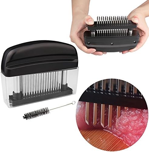 Chef Master Meat Tenderizers-Sharp Meat Tenderizer and Hand Meat Tenderizing(Black)