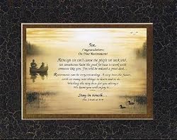 [Personalized Poem for Retirement] Congratulations On Your Retirement . . .Poem on 11 x 14 inches Double Beveled Matting