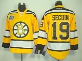 Seguin #19 NHL Boston Bruins Yellow Hockey Jersey Sz48
