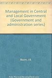 Management in central and local government