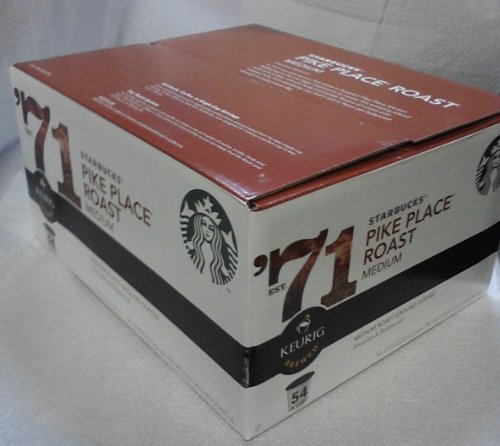 Starbucks K Cup Coffee – Pikes Place – 54 pack