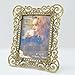Gift Garden 5x7 Picture Frame Antique Metal Photo Frames 5 by 7 Inch Tabletop Display