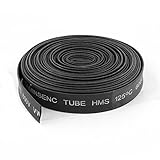 uxcell　 ヒートシュリンクチューブ　熱収縮チューブ　 6.5M 21Ft 7mm　直径　ブラック