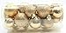 20 Holiday Time Mini Shatterproof Satin Shiny and Glitter Finish Bulb Christmas Ornaments (Gold)