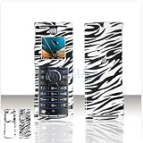 Black and White Stripes ZEBRA Case Cover for Brand BOOST MOBILE NEXTEL i425 Protective Cell Phone Hard SNAP-ON