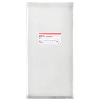 【クリックで詳細表示】透明OPP袋(透明封筒)テープ付 120×235＋フタ40mm ≪DM用/長3封筒サイズ≫ 30ミクロン 【1000枚】(100枚パック×10)： 文房具・オフィス用品