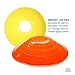50 Agility Disc Cones - Perfect for Soccer, Football Training & More - Includes Disc Cone Carrier Bag & Stand