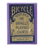 Bicycle Braille Playing Cards Blue Jumbo Index - Naipes Braile Azul