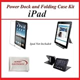 Vivitar Power Dock and Folding Case Kit for Apple iPad 1 & Apple iPad 2