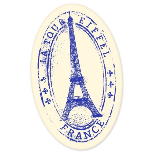 Eiffel Tower Paris France travel vinyl window bumper